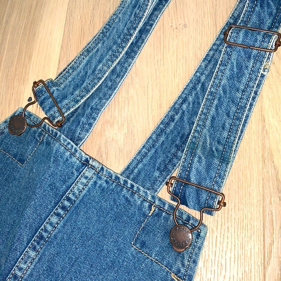 Free People Denim Overall Dress Size 2 - Picture 4 of 6